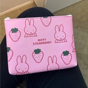 Miffy strawberry pouch